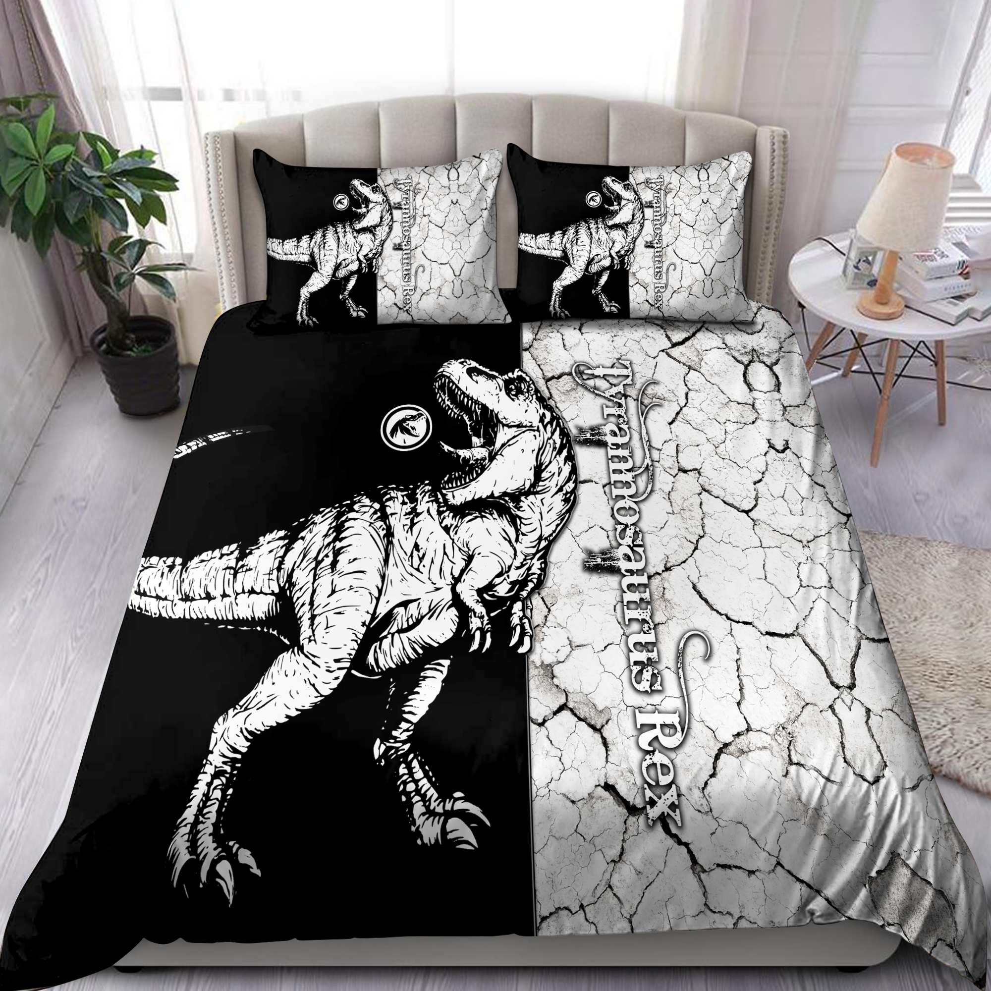 Tyrannosaurus Dinosaur 3D Design Printed Bedding Set