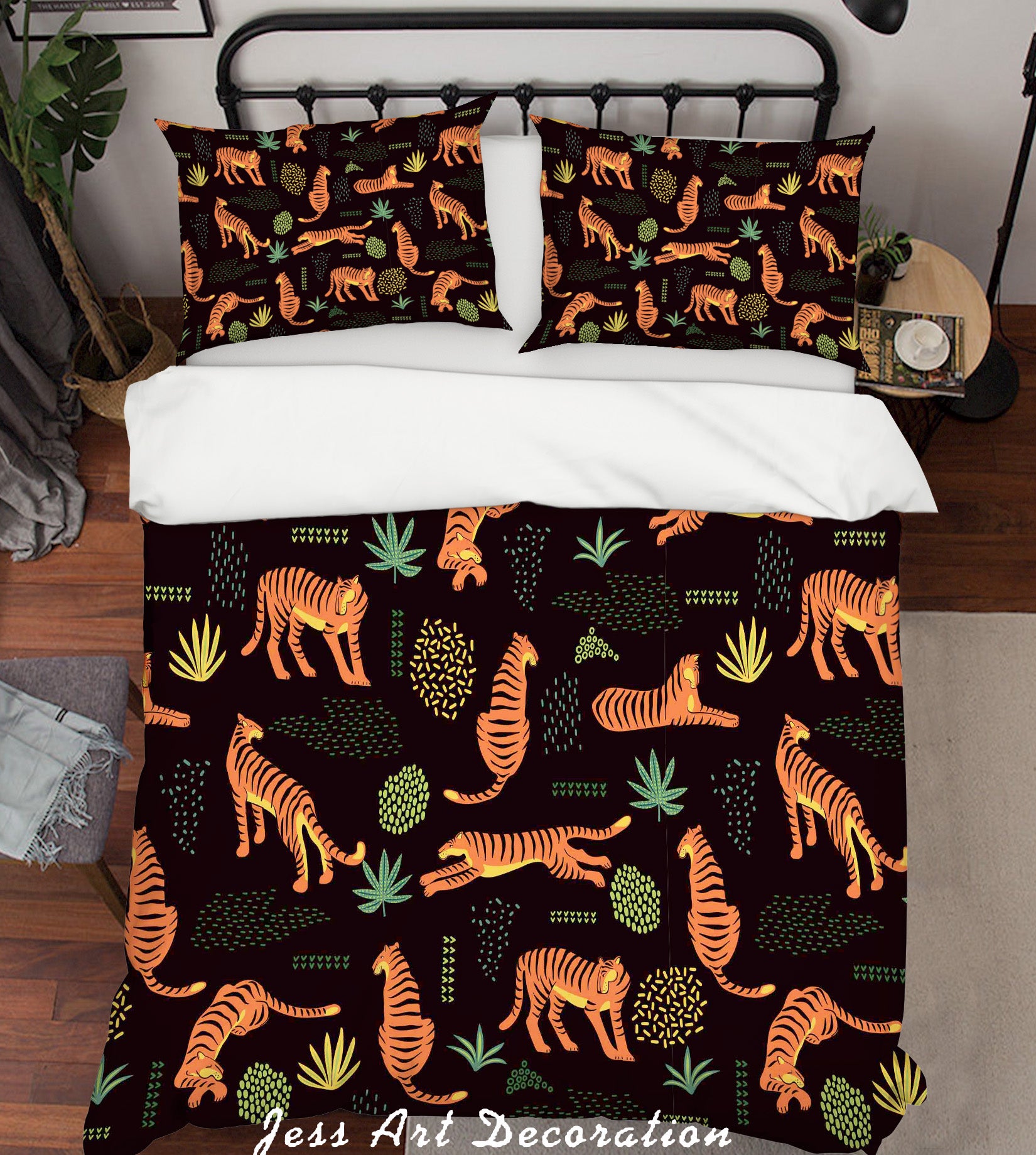 3D Tiger Pattern Quilt Cover Set Bedding Set Pillowcases  52