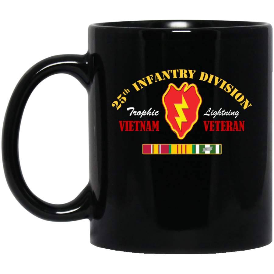 25th Infantry Division Vietnam Veteran Shirt Tropic Lightning Tee Veterans Day Christmas Gift Mug