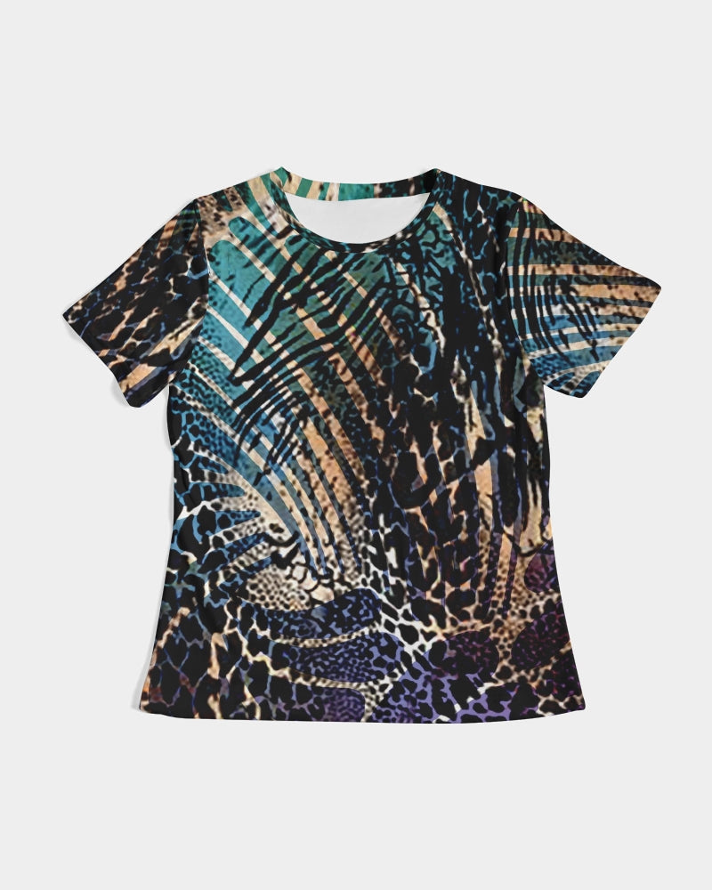 Abstract Leopard Print Women’S Tee