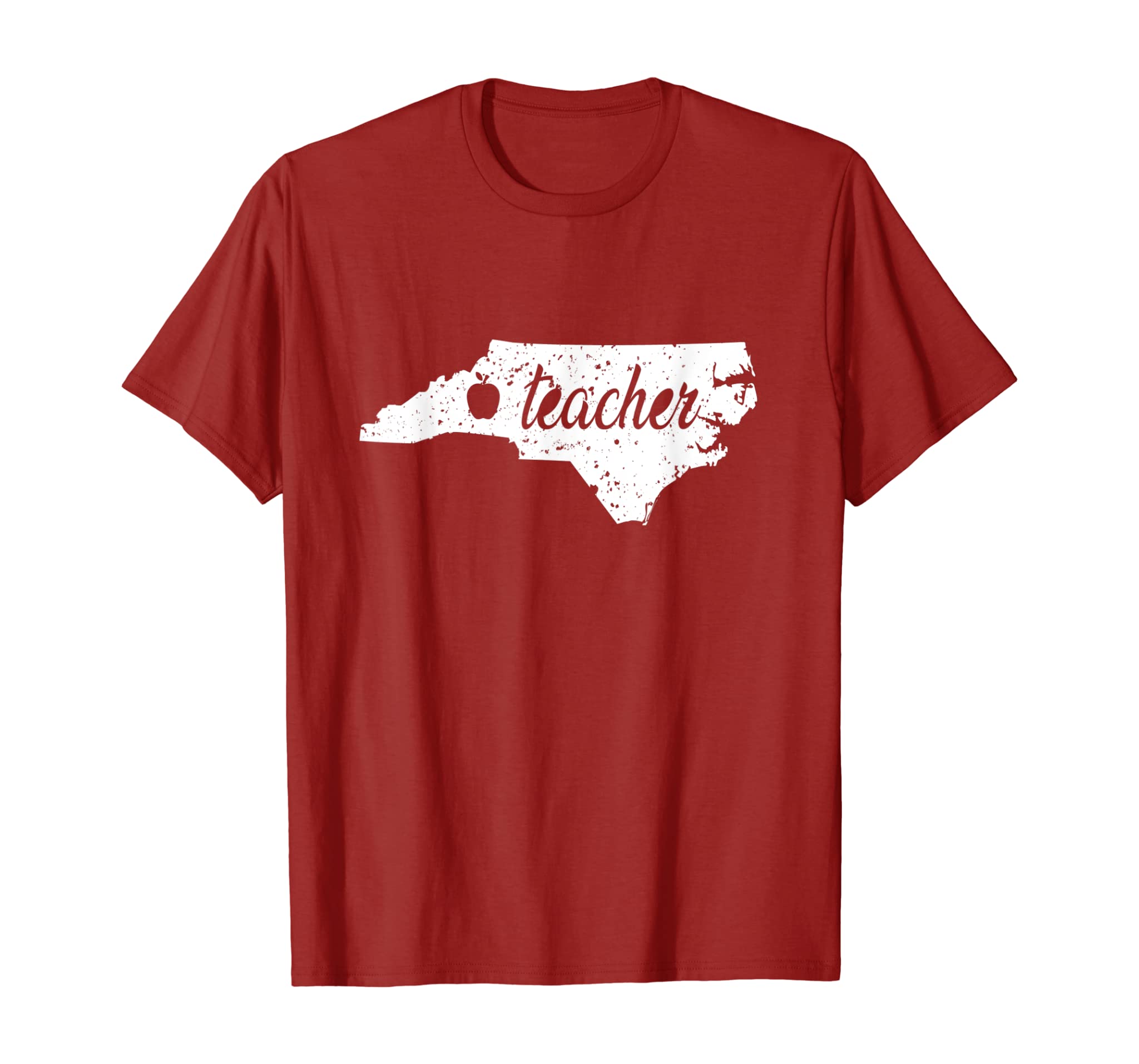 Red for Ed North Carolina Teacher T-Shirt, NC Red for Ed