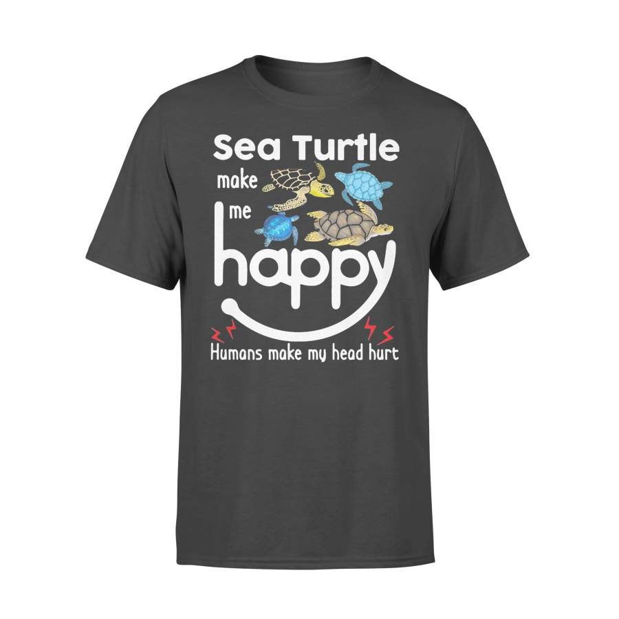 Sea Turtle Make Me Happy T-Shirt