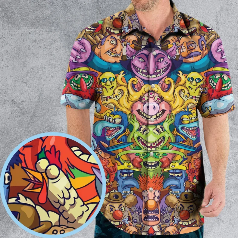 Monster Muppets The Muppets Characters Hawaiian Shirt