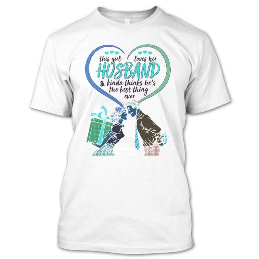 This Girl Loves Her Husband T Shirt, Coolest Couple T Shirt
