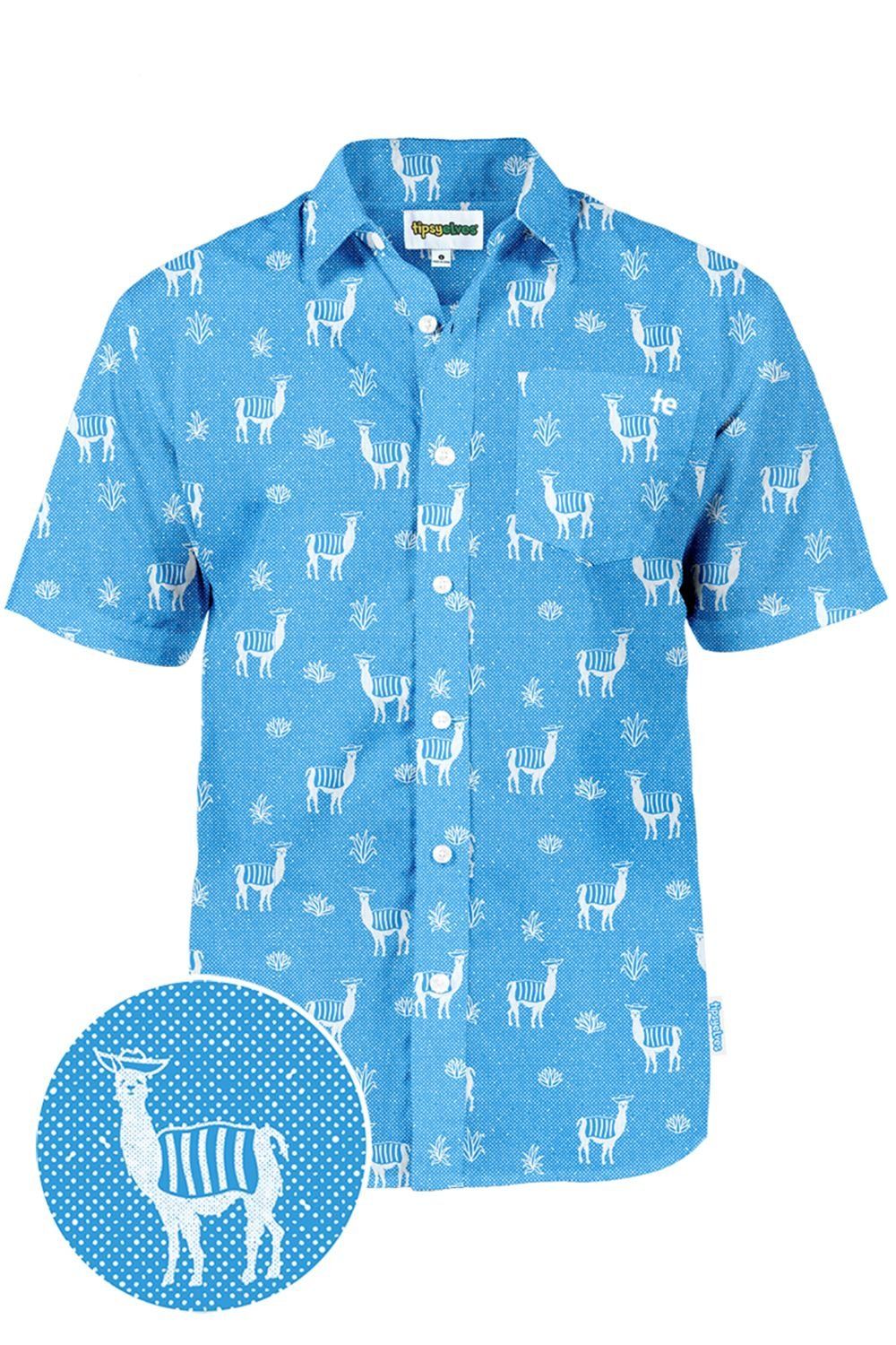 Drama Llama Blue Amazing Design Hawaii Shirt Ha108418