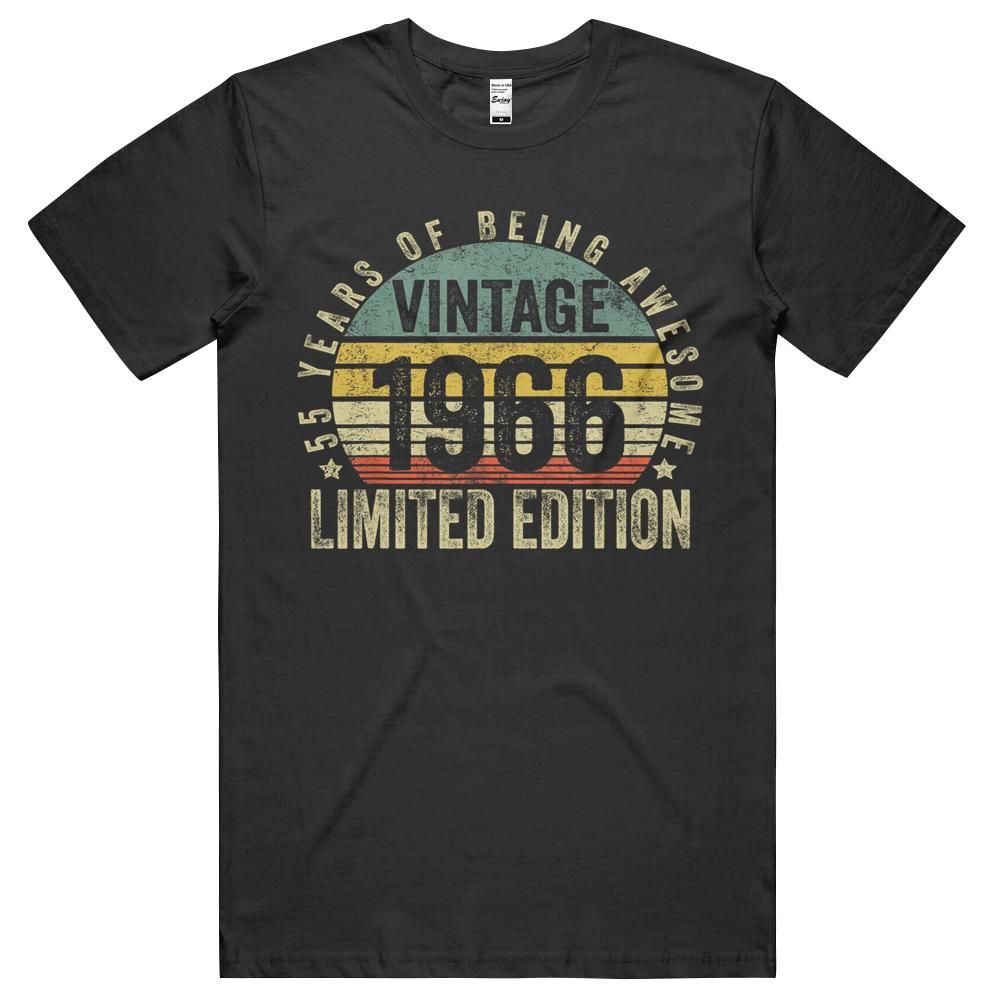 55 Year Old Gifts Vintage 1966 Limited Edition 55th Birthday Unisex Shirt