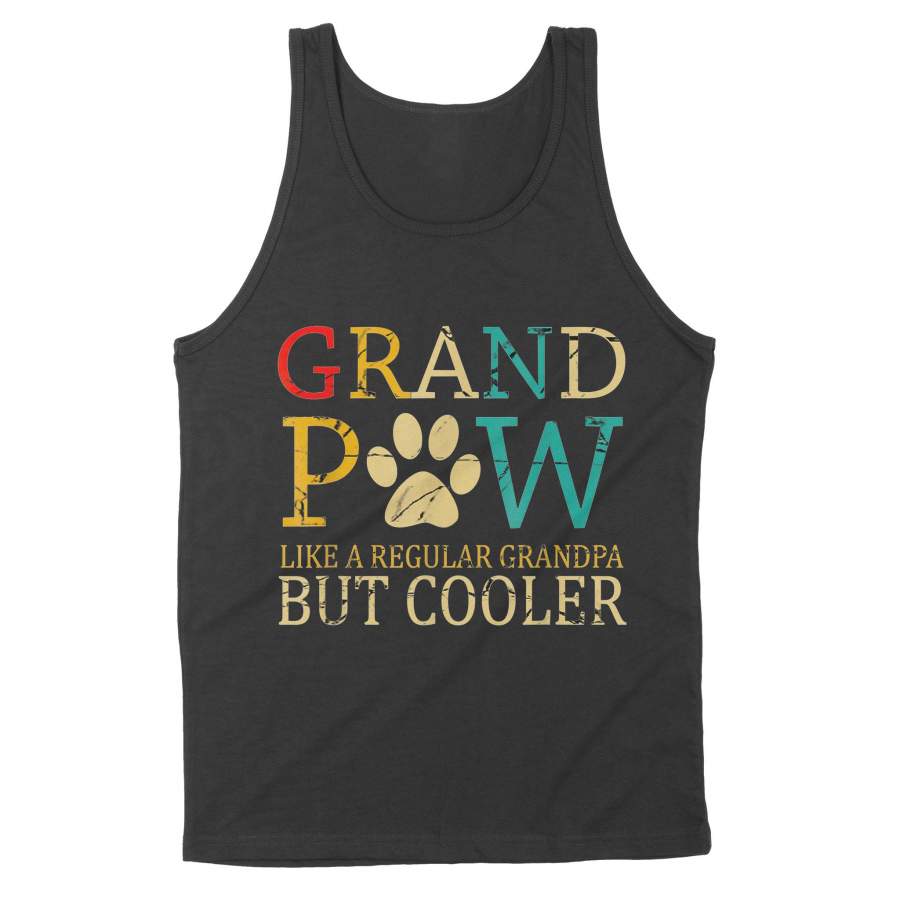 Grand Paw Dog Shirt Grandpaw Grandpa Lover Dog – Standard Tank