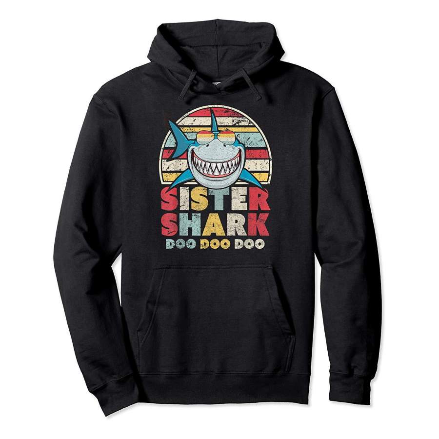 Sister Shark . Doo Doo Doo Tee. Hoodie Premium Tee