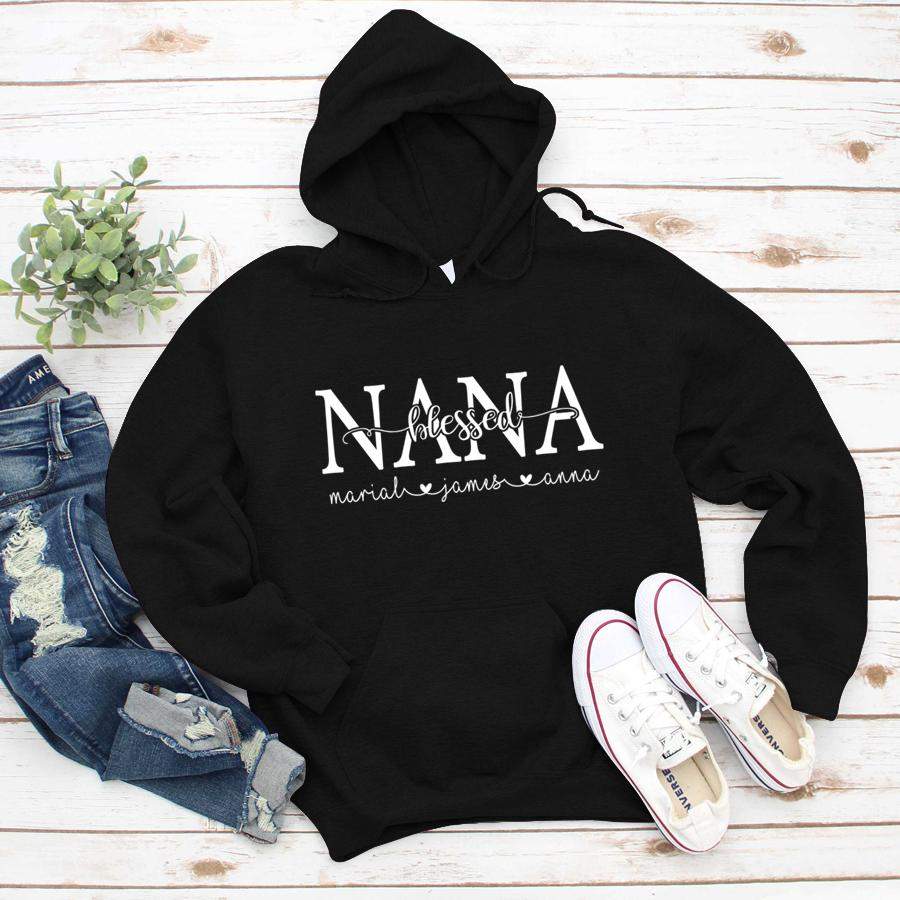 Pamaheart Personalized Blessed Nana T – Shirt  Hoodie