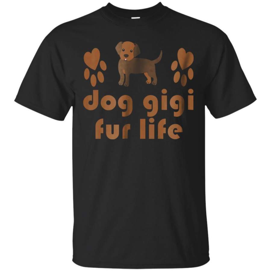 AGR Cute Labrador Lover Dog Gigi Fur Life Chocolate Lab Tshirt Jaq T-shirt