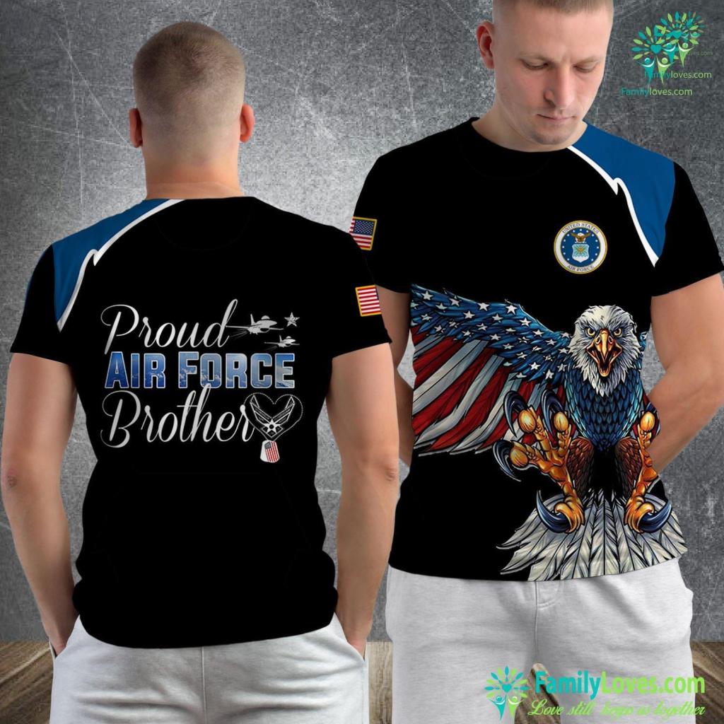 Tiger Stripe Air Force Air Force Brother Proud Air Force Brother Gift Air Force Unisex Tshirt All Over Print