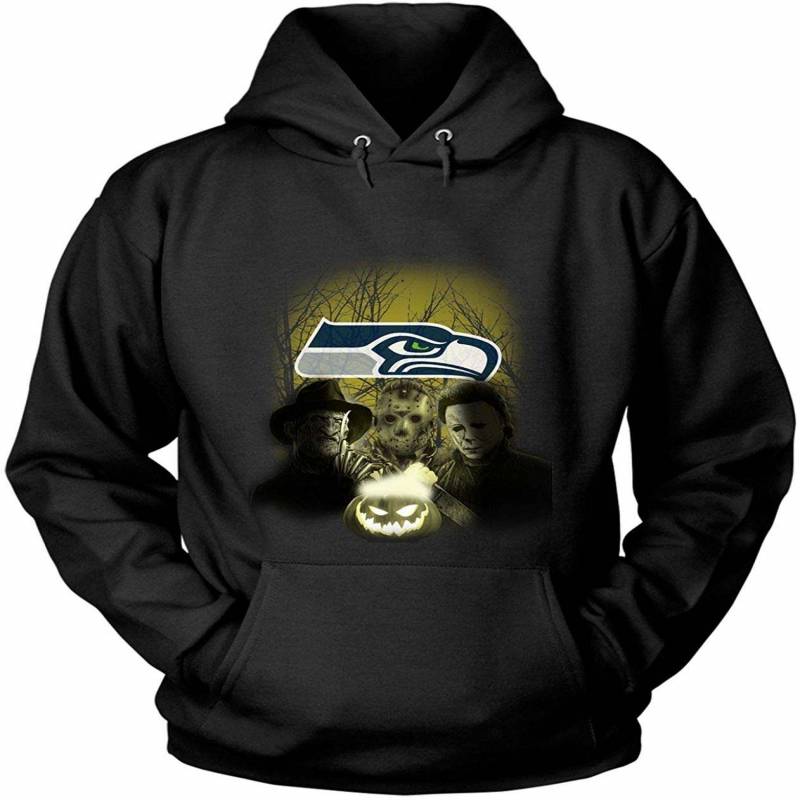 Vrostore Horror Movies T Shirt, Seattle Seahawks T Shirt – Hoodie