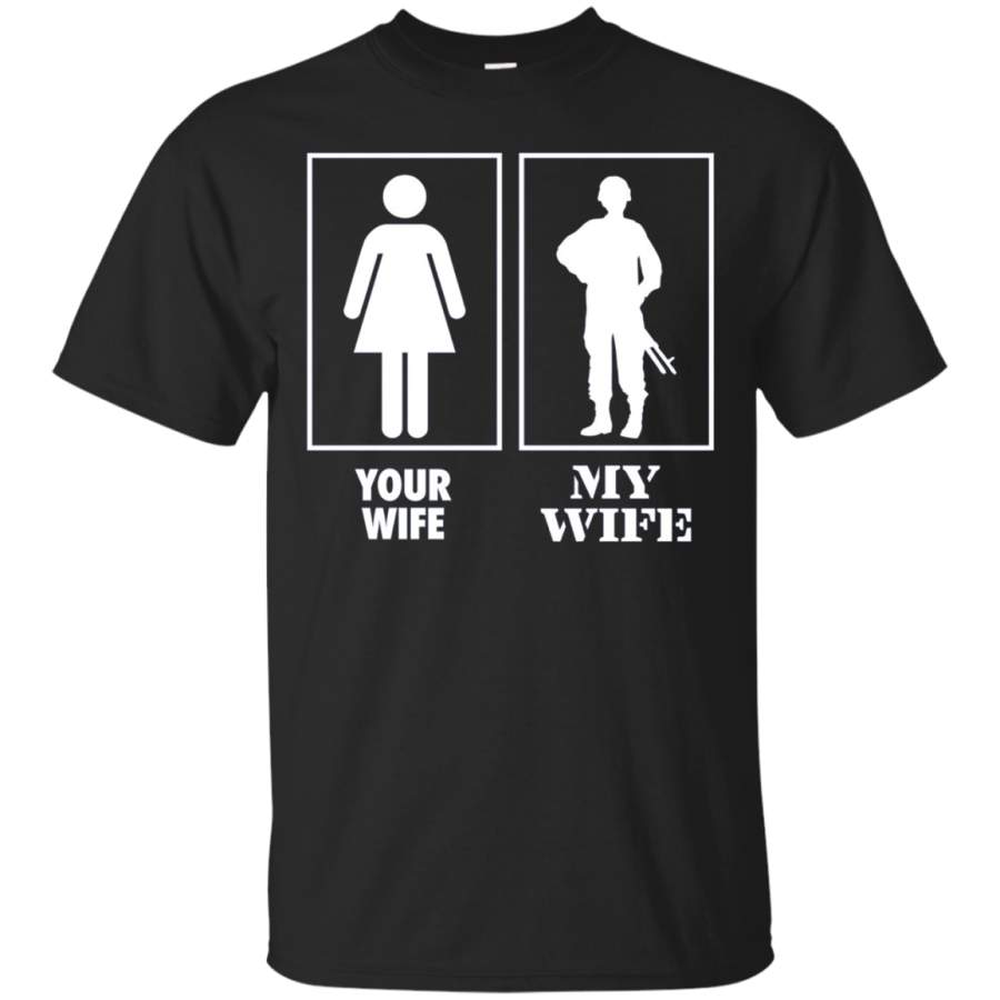 Your Wife My Wife Military Army Air Force Long Sleeve Shirt