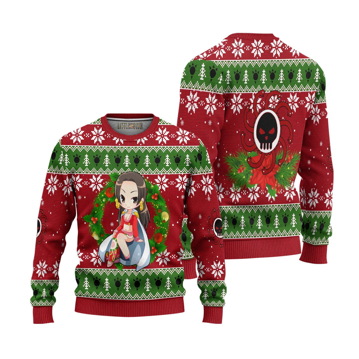 Boa Hancock One Piece Anime Ugly Christmas Sweater Xmas Gift