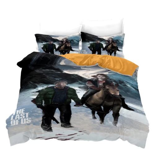 The Last Of Us 3 Duvet Cover Pillowcase Home Decor 3D Bedding Set 7689