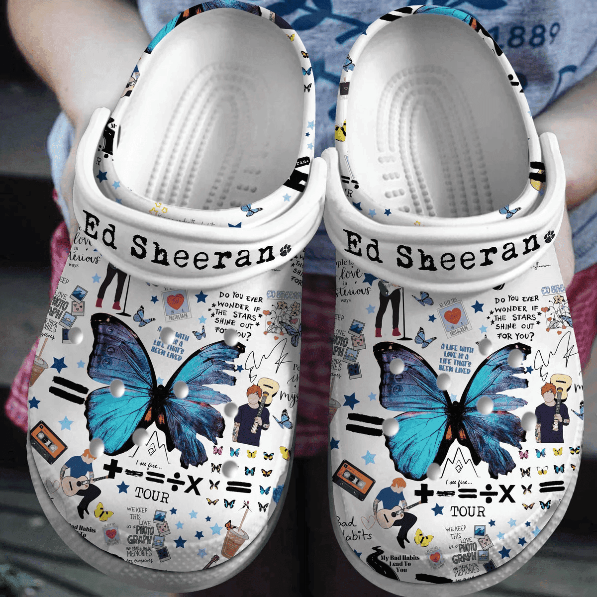 Ed Sheeran Crocss Clogs For Men Women And Kid Dgtcedf0