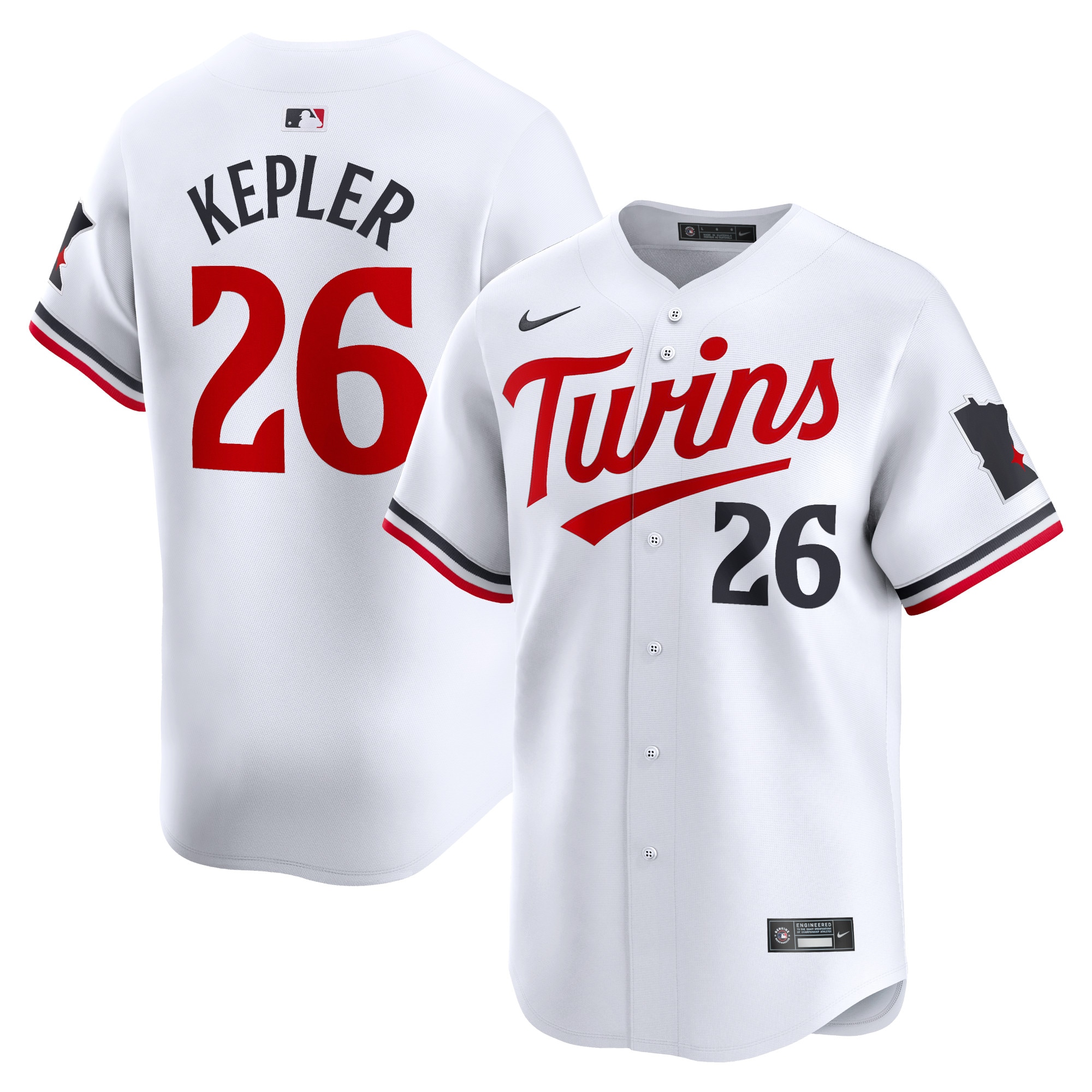 Max Kepler Minnesota Twins Home Limited Player Jersey – White