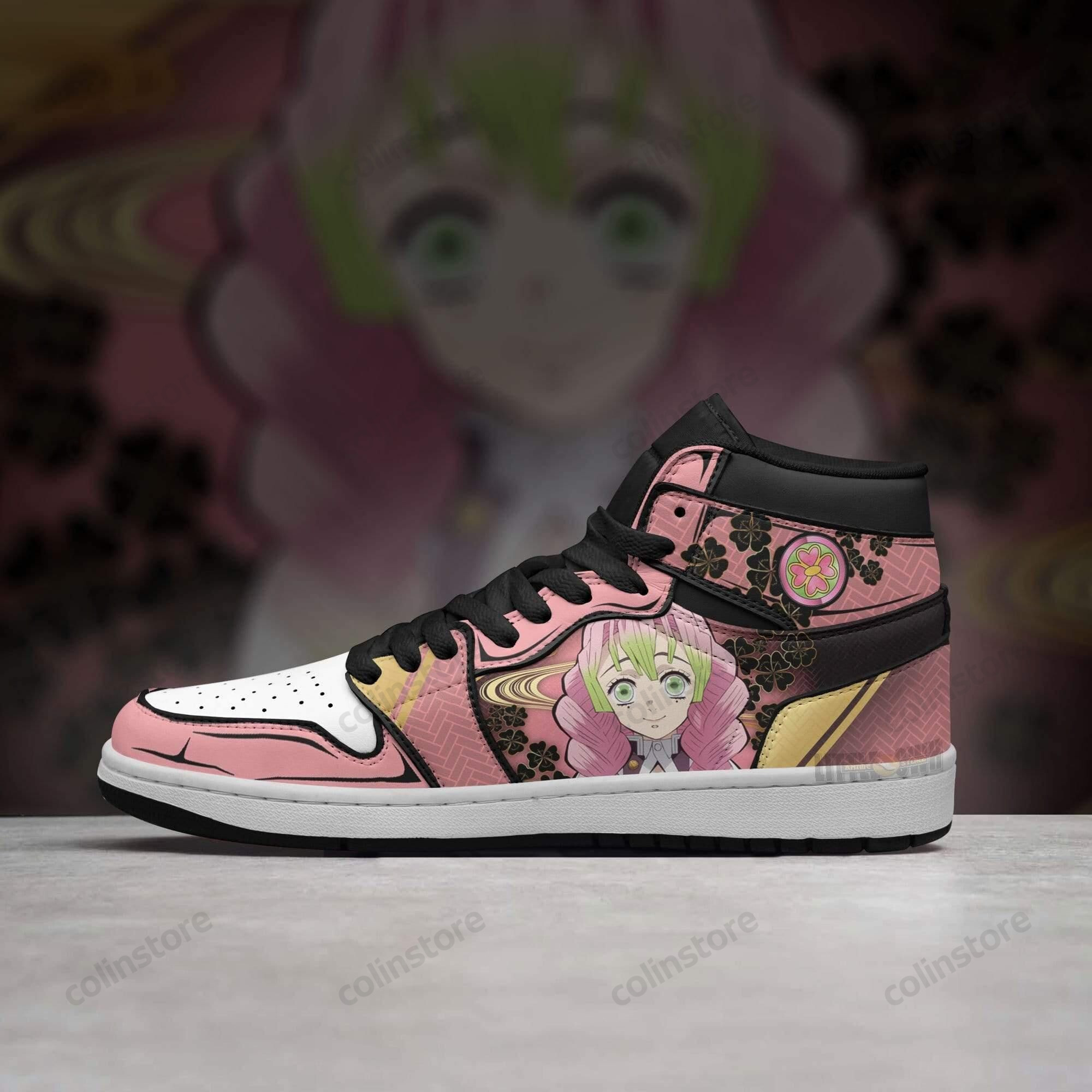 Mitsuri Kanroji Shoes Custom Demon Slayer Anime Jd Sneakers – Sifoztees ...