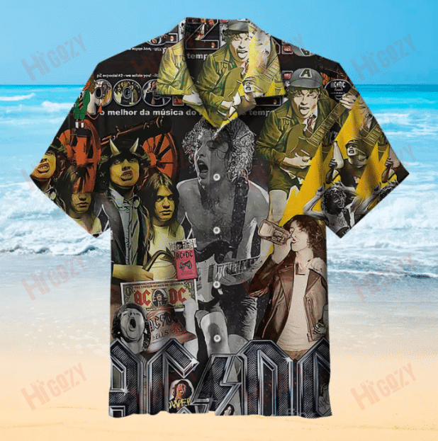 Band Poster For Man And Woman Print Short Sleeve Hawaii Shirt Ha60065