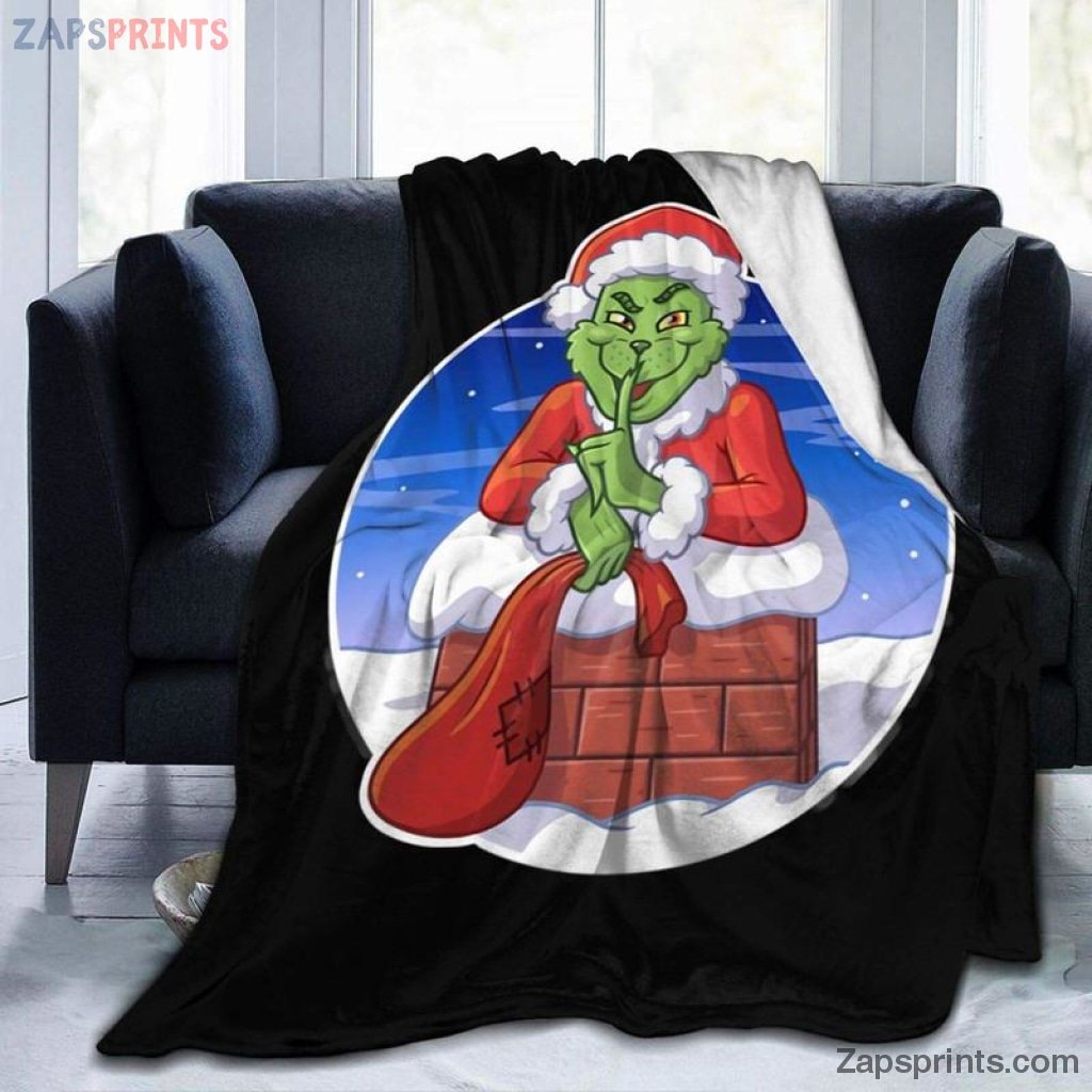 How The Grinch Stole Christmas V6 Blanket