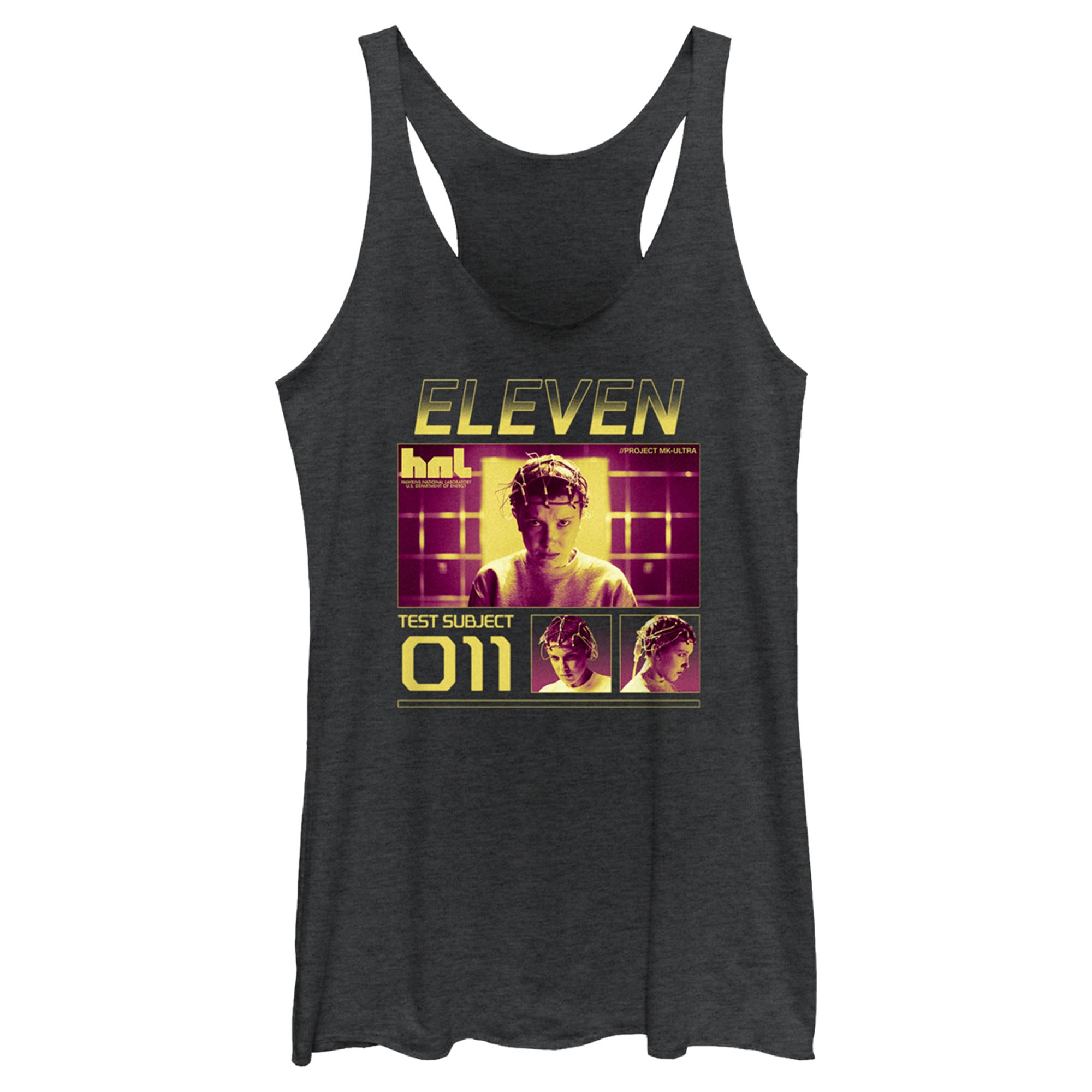 Women’S Stranger Things Test Subject Eleven Racerback Tank Top