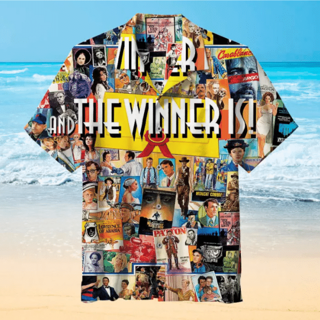 Artist And The Winner Is For Man And Woman Print Short Sleeve Hawaiian Shirt G95