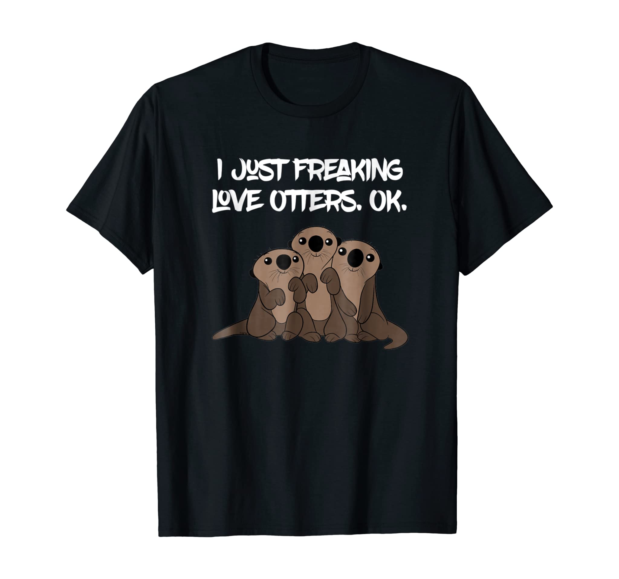 Love Otters Tee | Funny T-Shirt Gifts for Otters Lovers