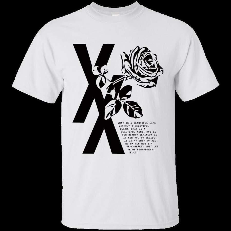 Popular New MGK Flower Black Rose Men T-Shirt