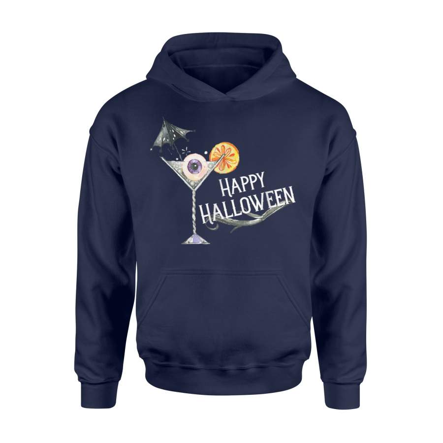 Halloween Hoodie - Halloween Cocktail Happy Halloween Alcohol Hoodie