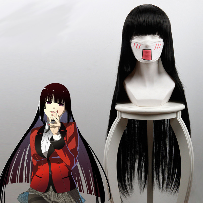 Anime Kakegurui Jabami Yumeko Cosplay Costumes Kakegurui Compulsive Gambler Wigs Halloween Woman Party Costumes alx