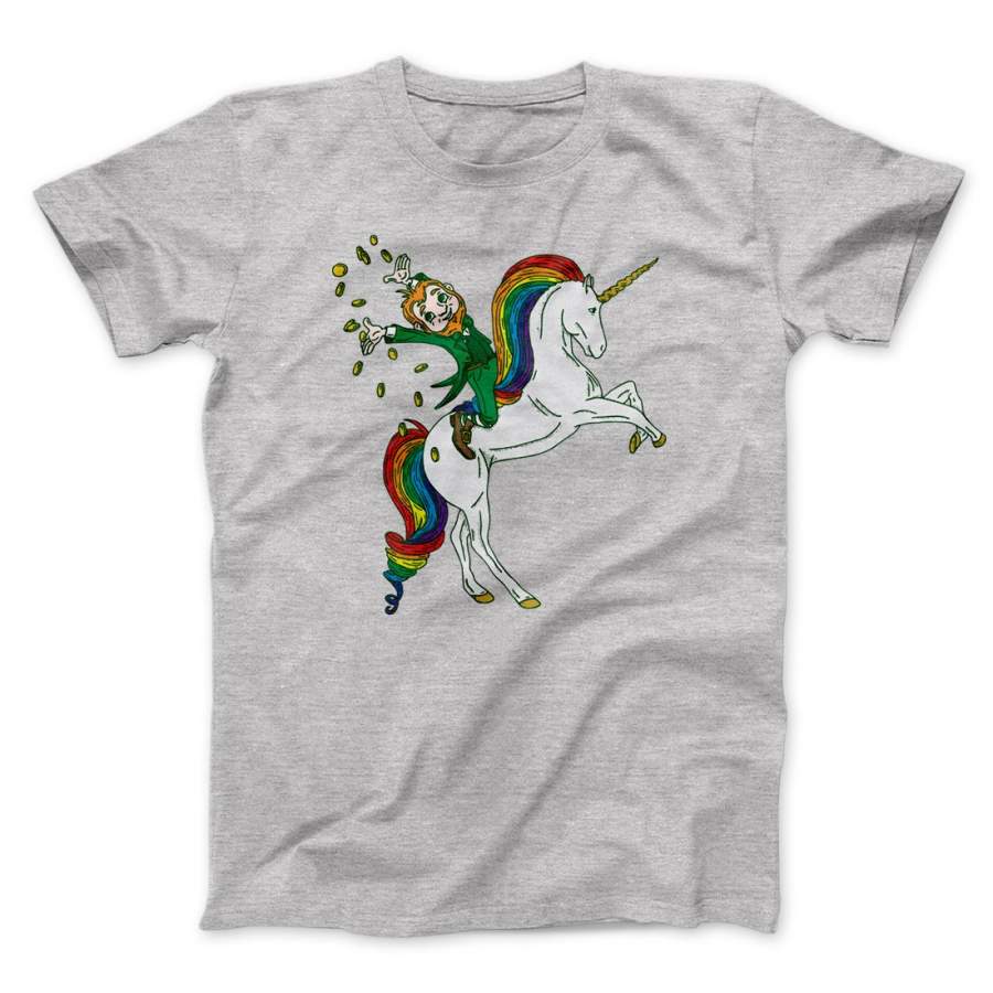 Leprechaun Unicorn Jockey Men/Unisex T-Shirt – Ronas.Life