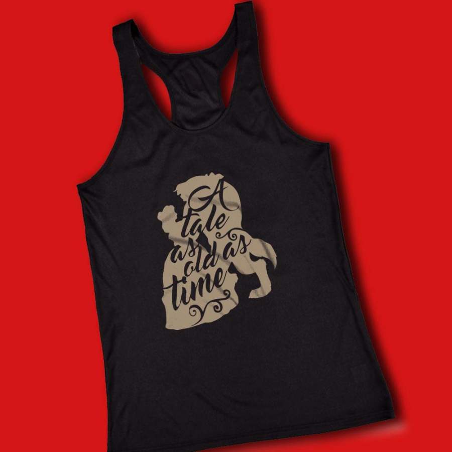 A Tale As Old As Time Belle Princess Fairytale Rose Beast Women’S Tank Top