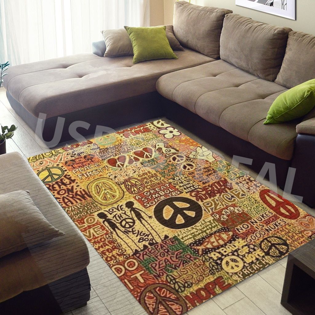 Hippie Peace Rug TTVNHOY DNNTVN