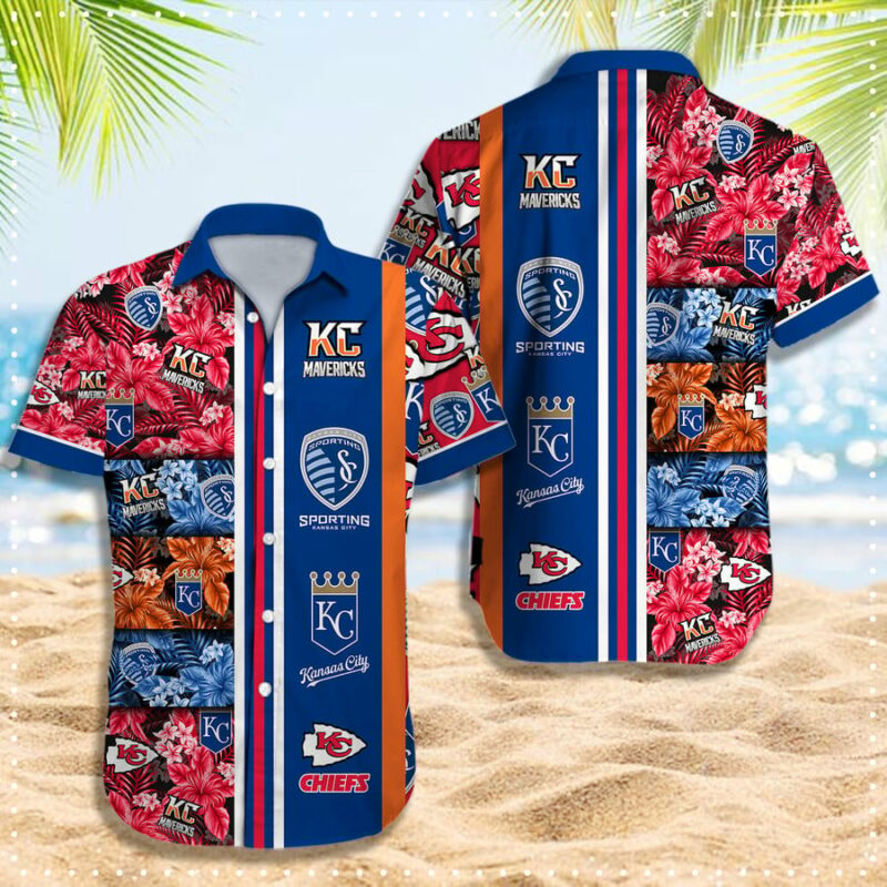 Kansas City Sport Teams Hawaiian Shirt M01