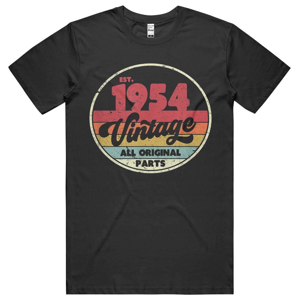 1954 Vintage Shirt, Birthday Gift Tee. Retro Style T-shirt