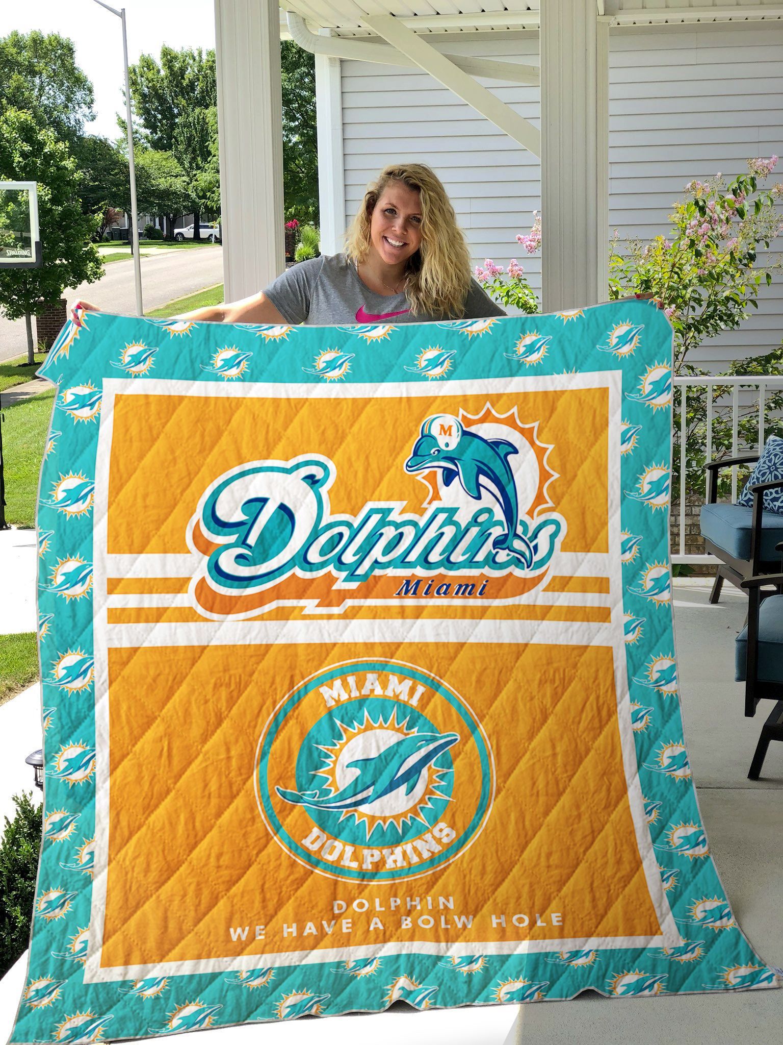 Miami Dolphins Quilt TN210962