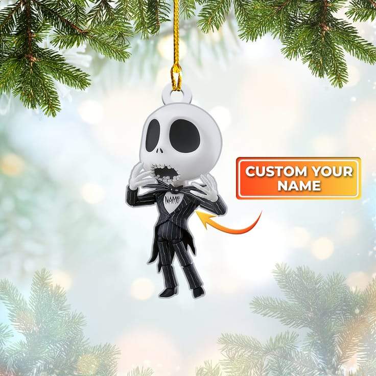 Christmas Ornament Custom Jack Skellington Shaped Ornament