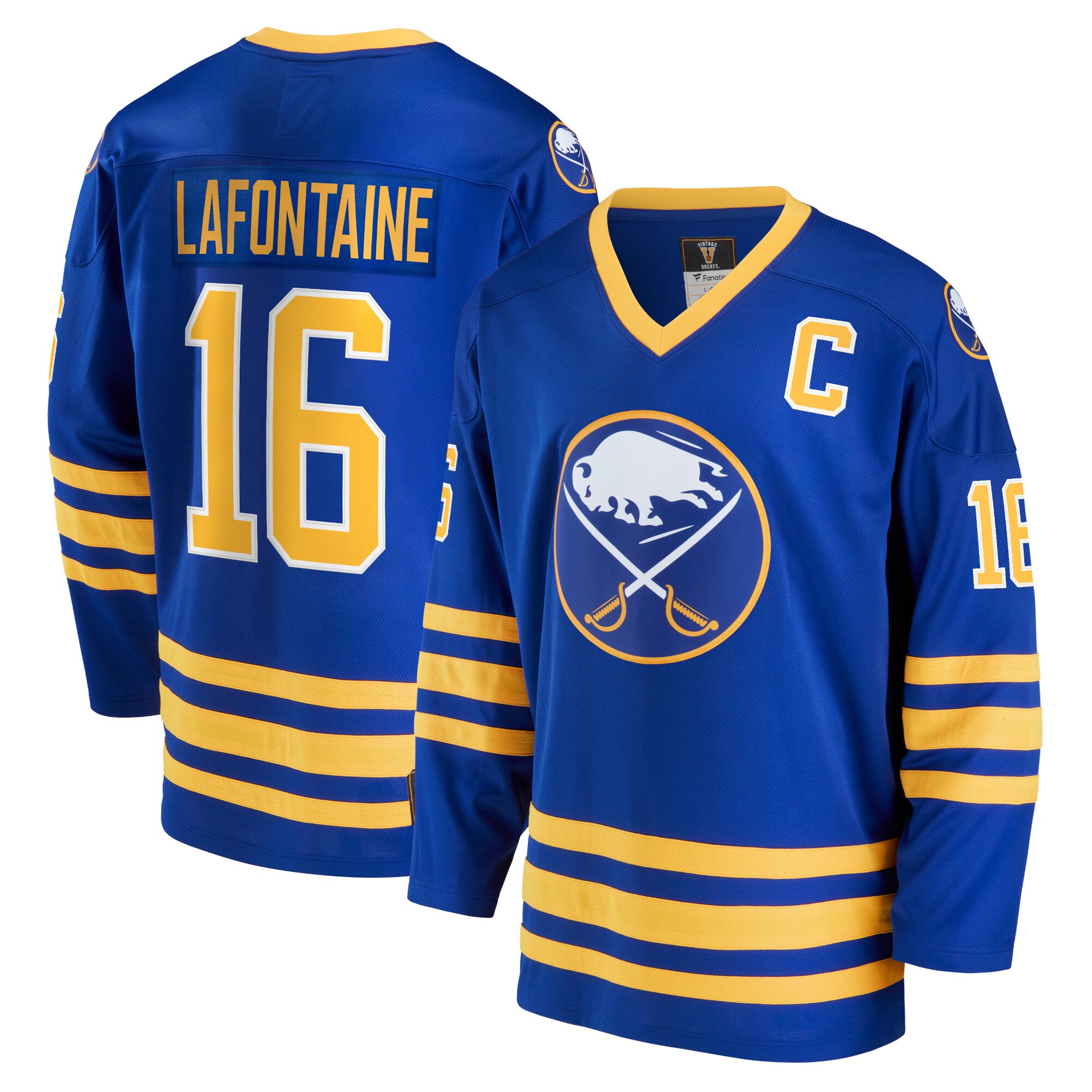 Pat LaFontaine Buffalo Sabres Branded Breakaway Retired Player Jersey – Royal