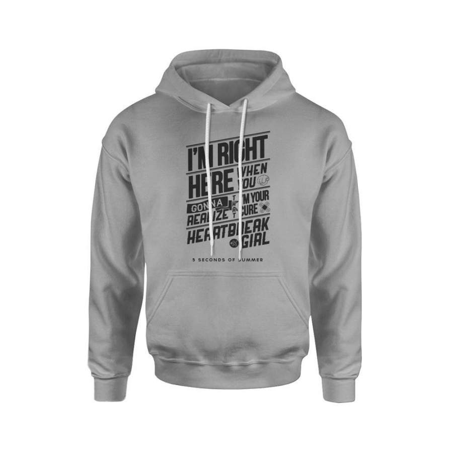 5 Seconds of Summer Heart Break Girl Hoodie