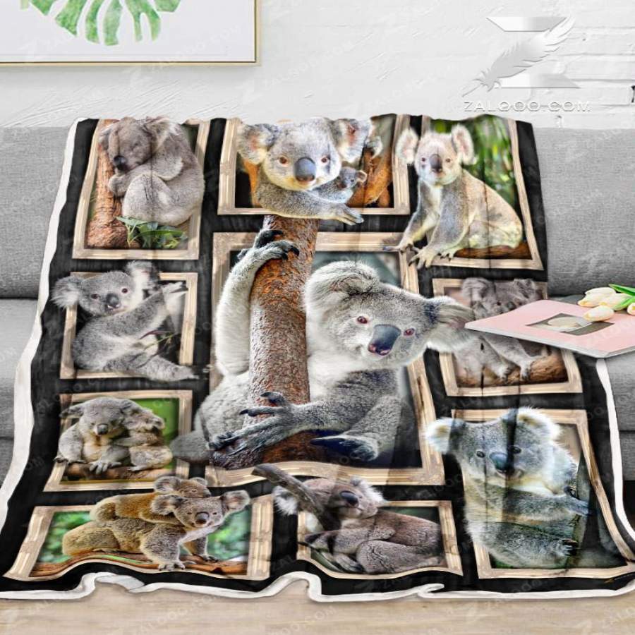 ZL – Fleece blanket – Cute Koalas