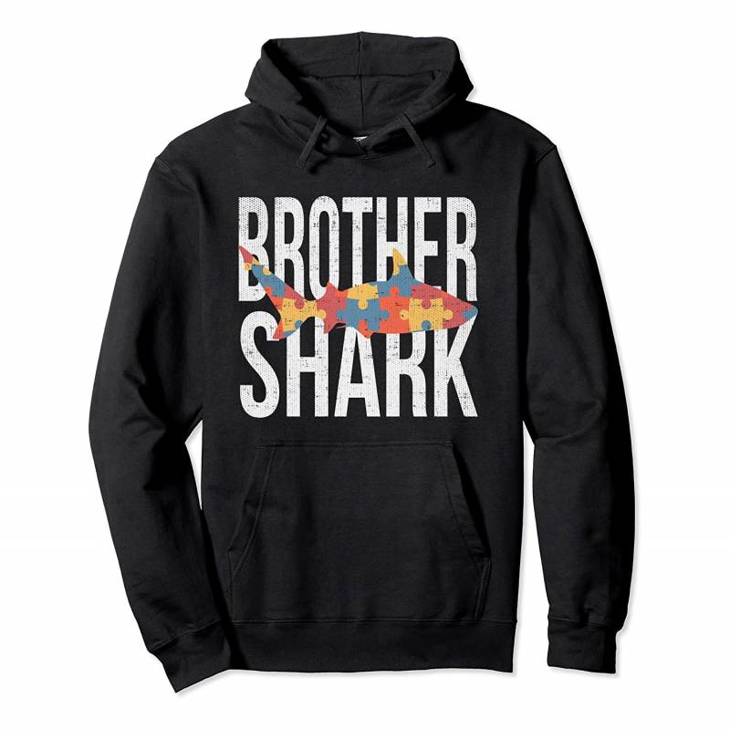 Aneisha Brother Shark Autism Awareness Family Matching Pullover Hoodie