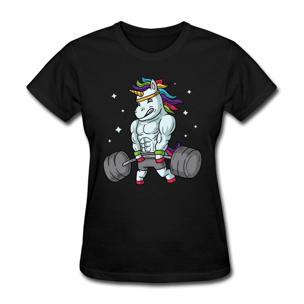 Weightlifting Unicorn – Deadlift & Gym – Women’S T-Shirt