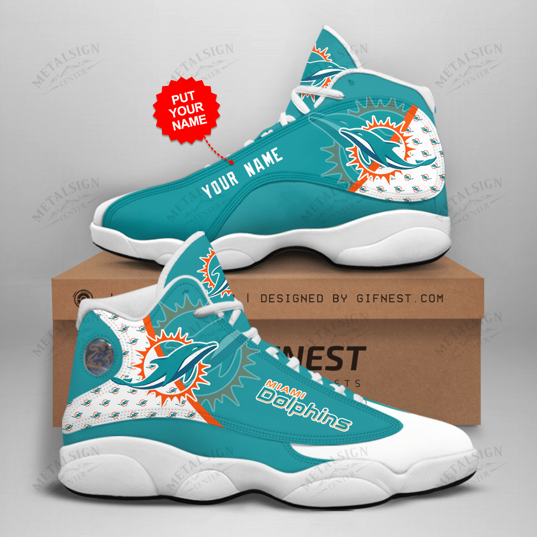 Personalized Miami Dolphins Jd13 Sneaker