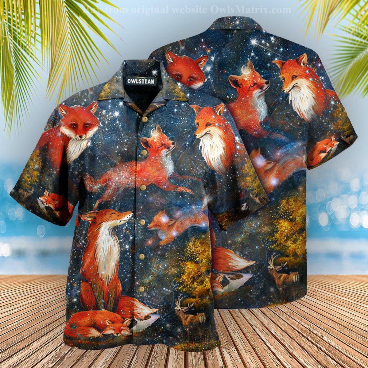 The Fox In Starlight Edition Hawaii Shirt Ha44797