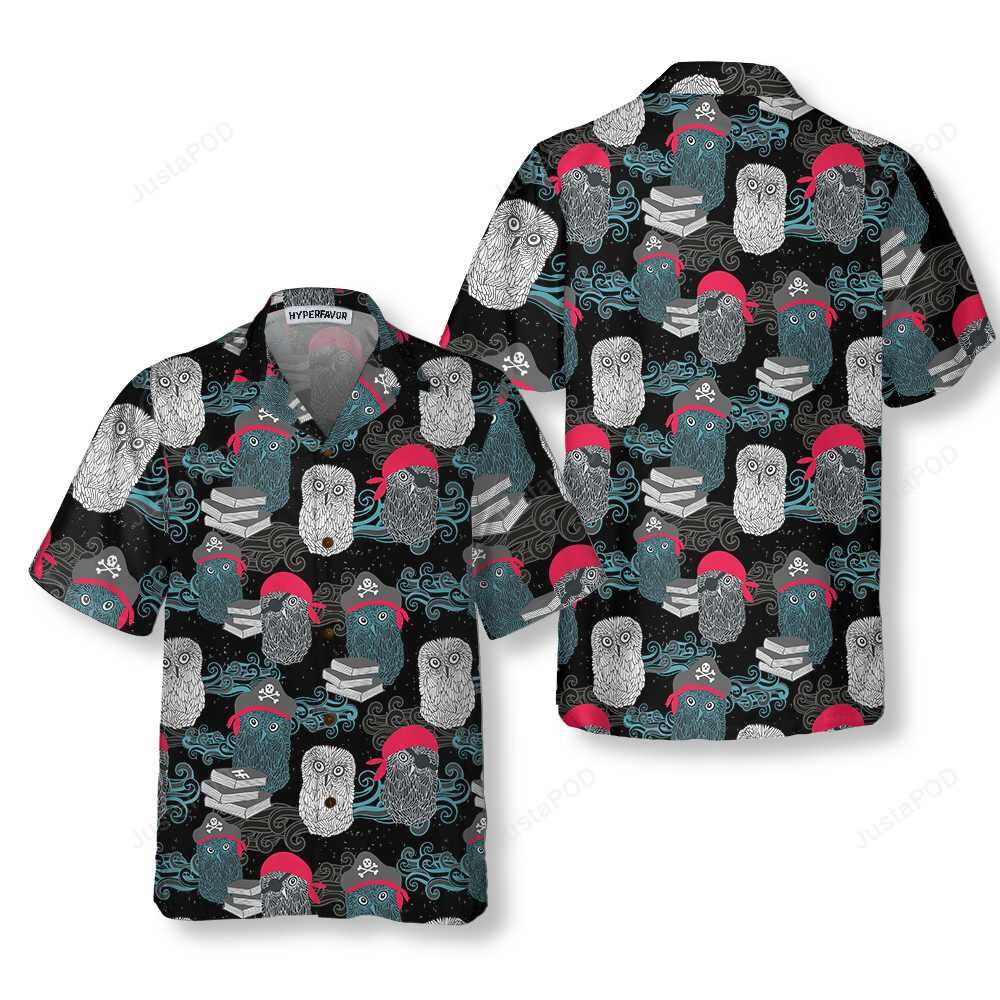 Owl Pirates Hawaii Shirt Ha24788