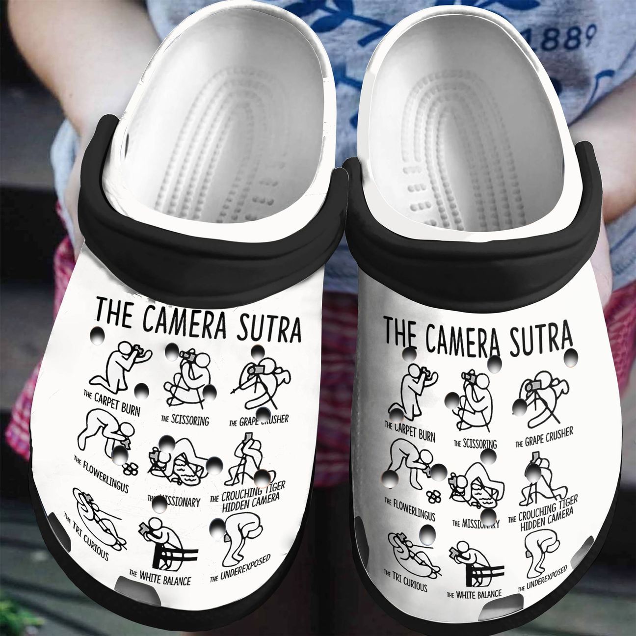 Photography Personalized Clog, Custom Name, Text, Color, Number Fashion Style For Women, Men, Kid, Print 3D Camera Sutra