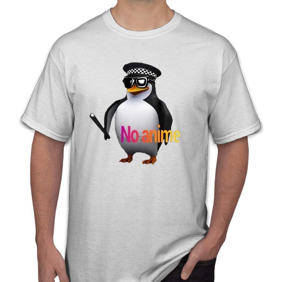 No Anime Penguin Men T-Shirt