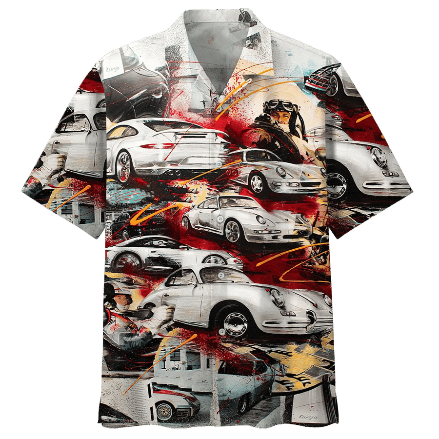 Racing Car Hawaii Shirt Unisex Adult Ha91273