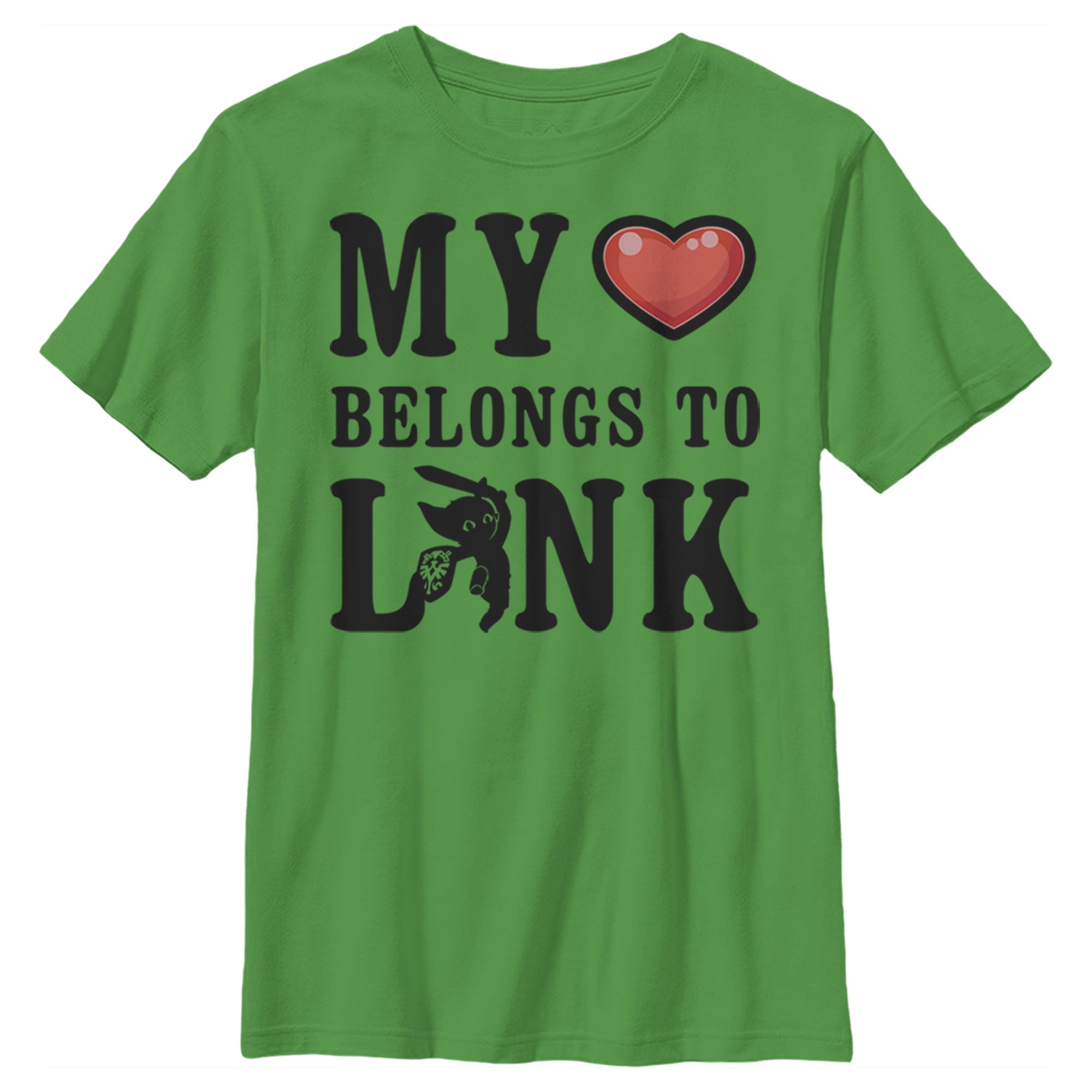 Boy’S Nintendo My Heart Belongs To Link T-Shirt