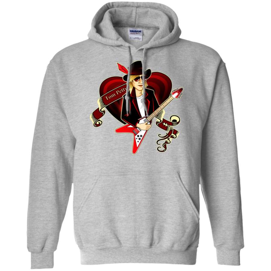 Tom Petty portrait Pullover Hoodie